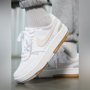 Nike Gamma Force Sneakers in White/Light Bone/Sanddrift